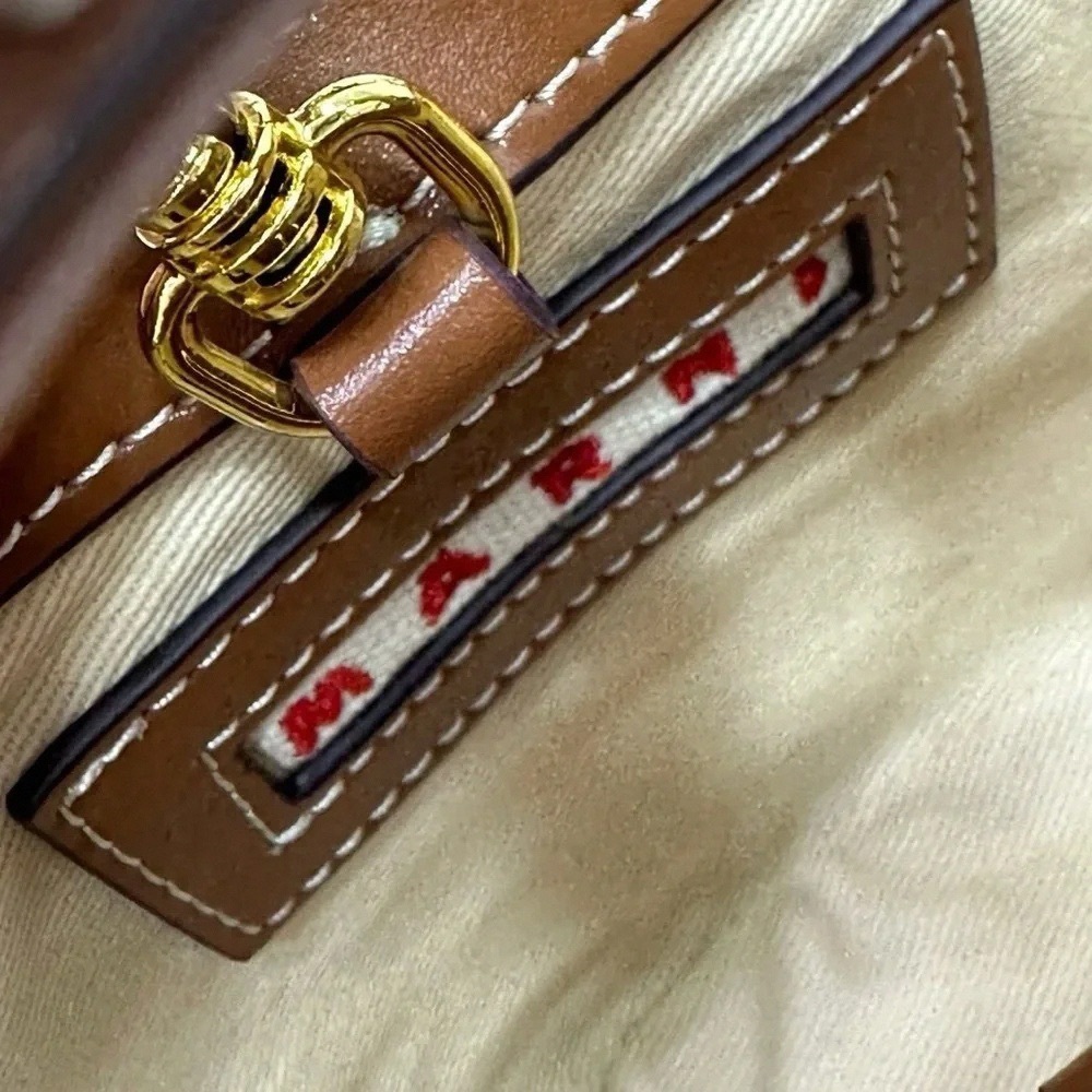 Marni Canvas and Leather Mini Bag - Picture 5 of 9